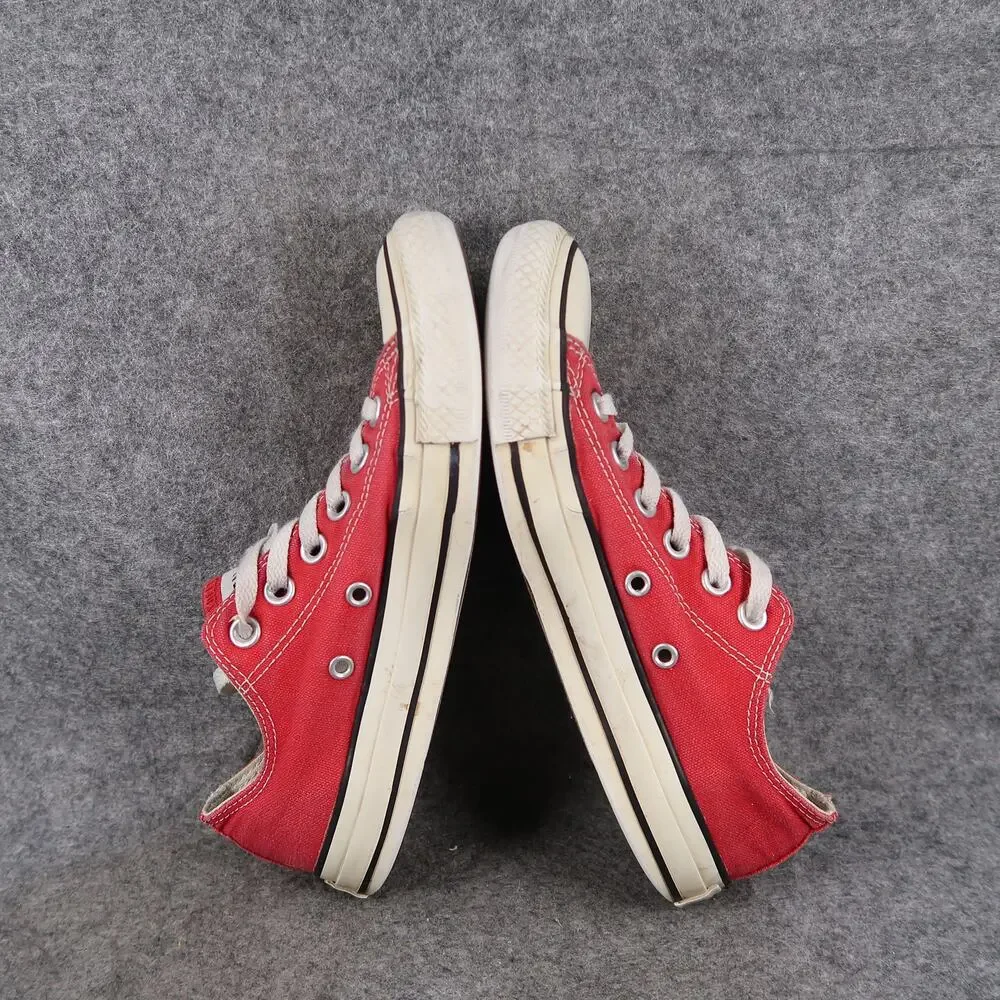 Converse Shoes Womens 6.5 Sneakers Chuck Taylor All Star Canvas Red Lace Up Low - Picture 9 of 12
